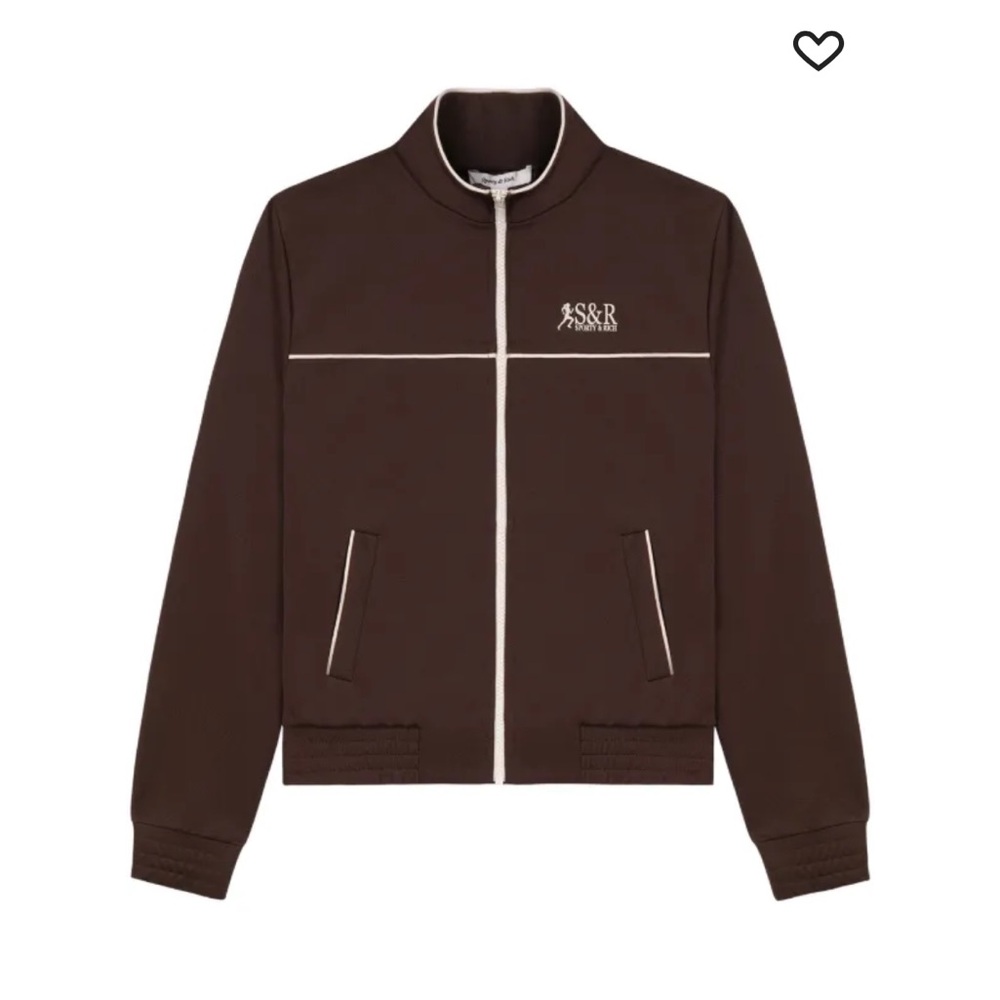 Sporty & Rich Brown Bomber Jacket